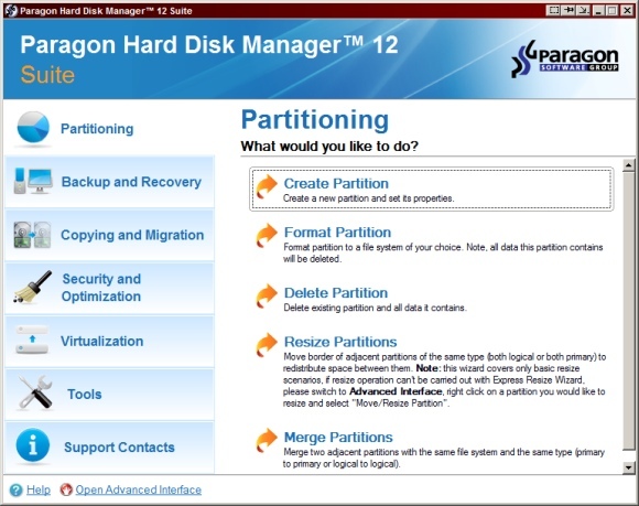 Paragon Hard Disk Manager 12 Suite: Пълен контрол на вашите твърди дискове [Giveaway] phdm1