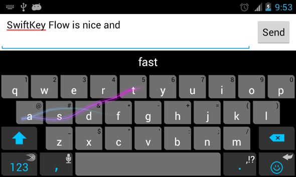 Как да изберем най-добрата клавиатура за Android за собствените си нужди swiftkeyflow за Android клавиатура