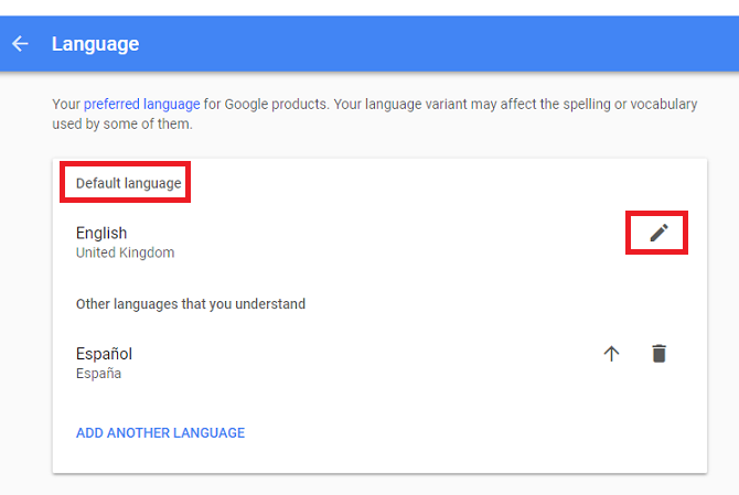 Как да промените езика в Google google change language 670x449