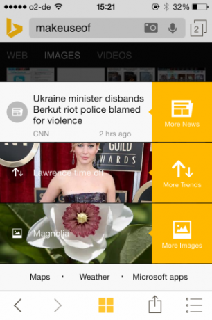Bing за iPhone получава някои нови функции, за да се сблъскате с 2014 02 26 15