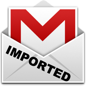 импортиране на Gmail акаунт
