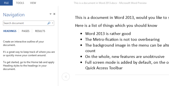 word 2013 преглед