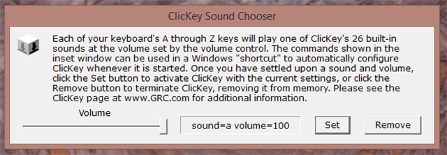 clickey прозорци-клавиатура звук