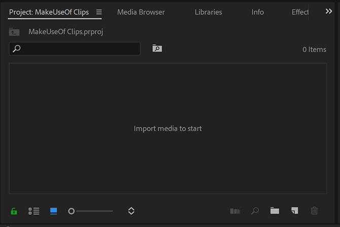 Adobe Premiere import - изрязано видео Adobe Premiere