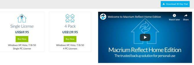 Цени за други версии на Macrium Reflect