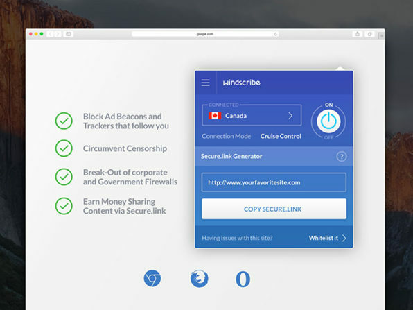 Как да защитим вашата поверителност в Интернет с Windscribe VPN windcribe 1