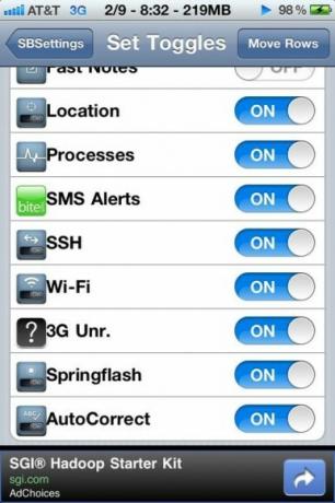 превключватели на sbsettings