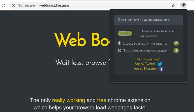 Web Boost за Chrome предварително зарежда строителни блокове, за да зарежда страници по-бързо