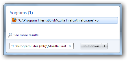 множество профили на Firefox