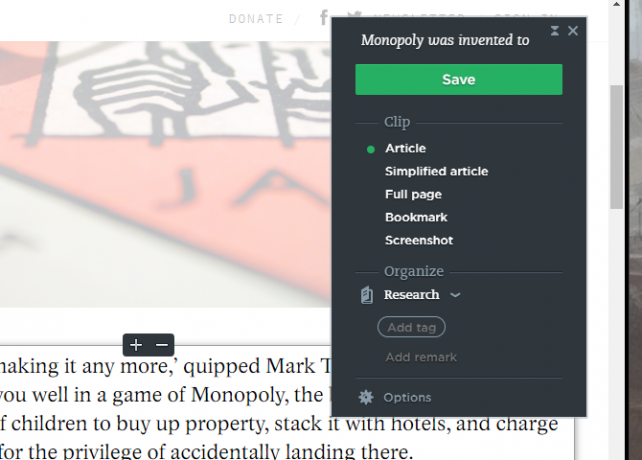 Как да използвате Evernote: Неофициалният наръчник evernote web clipper