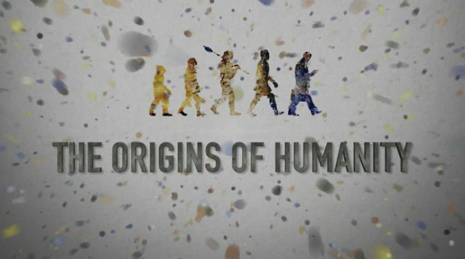 Извън люлката Заглавна карта „Origins of Humanity“