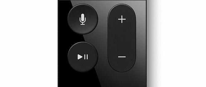 Apple TV Siri Remote Siri, Play / Pause и Volume