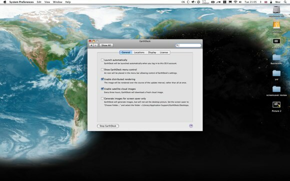 5 скрийнсейвъри за Mac OS X и Windows Earthdesk