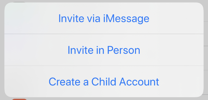 Създайте детски акаунт за споделяне на семейства на iPhone