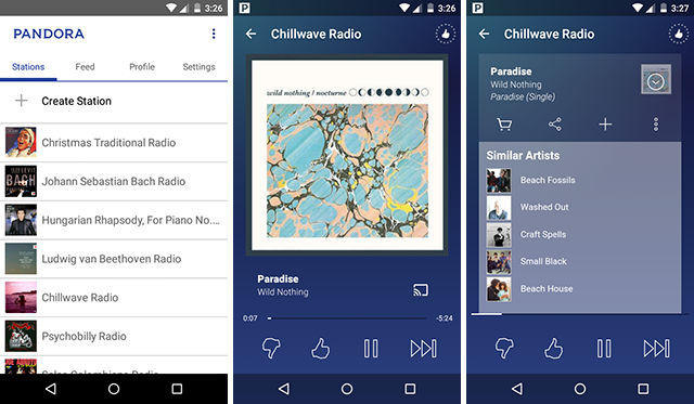 най-доброто-android-streaming-app-pandora