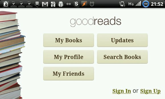 goodreads android