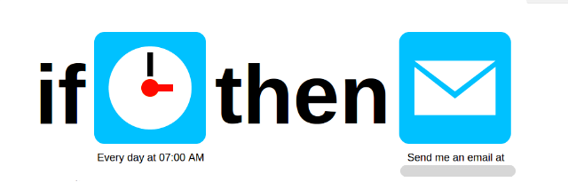 IFTTT-рецепта