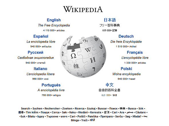 7 най-важни уебсайтове, които не можем да живеем без начална страница на wikipedia