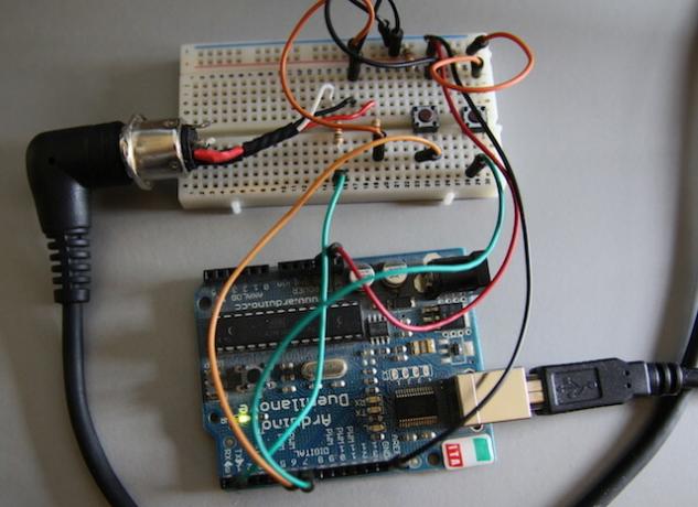 Arduino-Миди-Controller-Breadboard