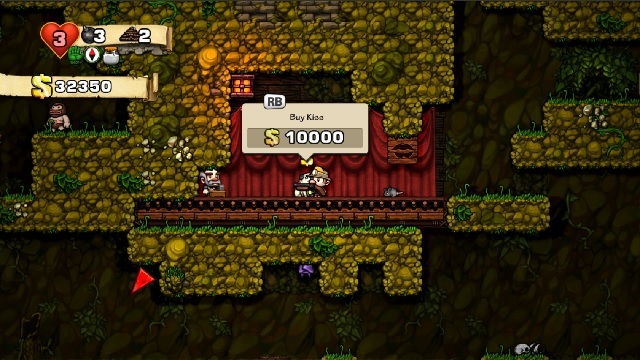 Spelunky-целуване