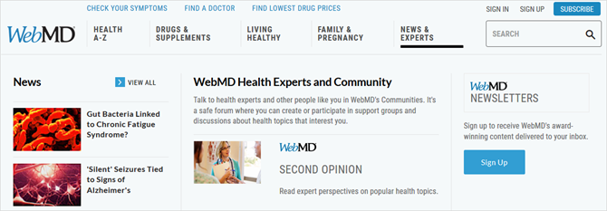 webmd здравни експерти