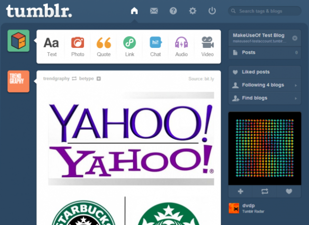 Tumblr-Dashboard