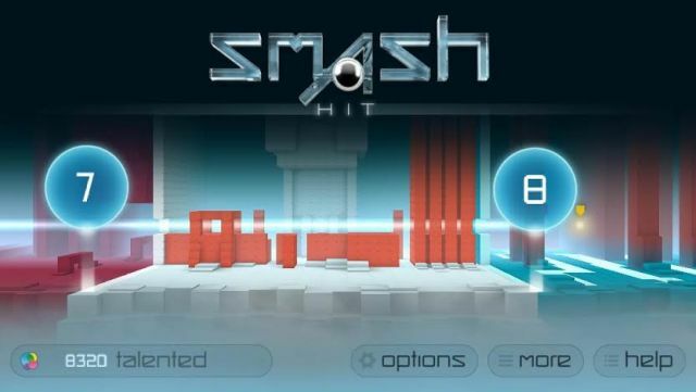 Smash Hit--ЗИ-Android-Пристрастяване-игра-физика-Shooter-Меню
