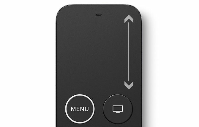 Apple TV Remote превъртане