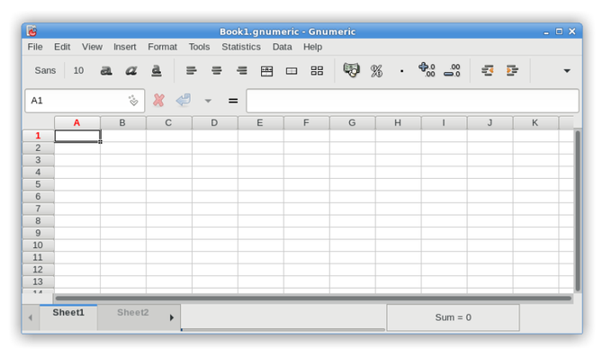 Лек софтуер за Linux - Gnumeric
