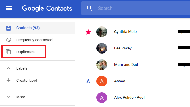 Как да намерите и обедините дублиращи се контакти в Google дублиращи се контакти в Google