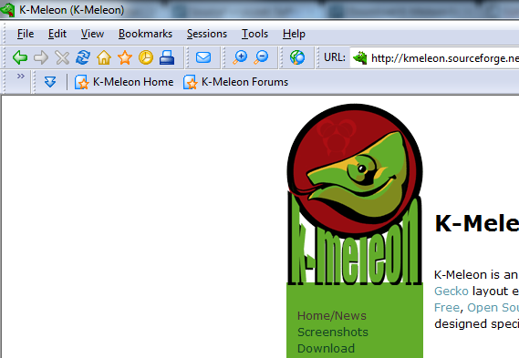 k-meleon браузър