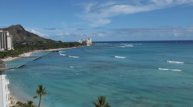 Плажове на живо на Хавайски плаж