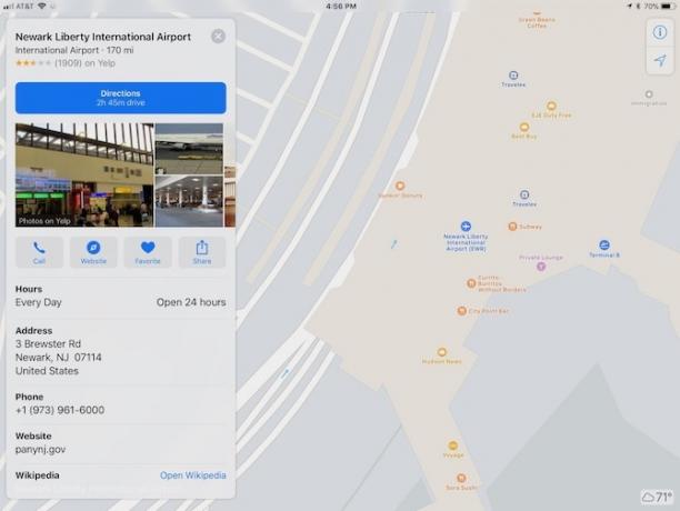 ios 11 закрита карта newark летище