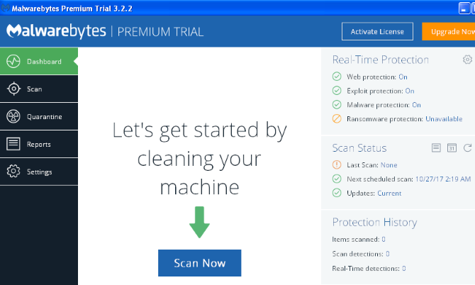 Софтуерът Windows xp все още работи malwarebytes