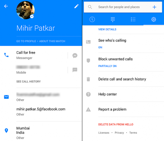 Facebook-Ало-Caller-ID-Dialer-App-Android-профил-Settings