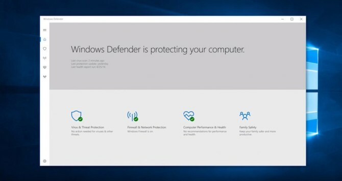 Актуализация на Windows 10 Creators - Defender