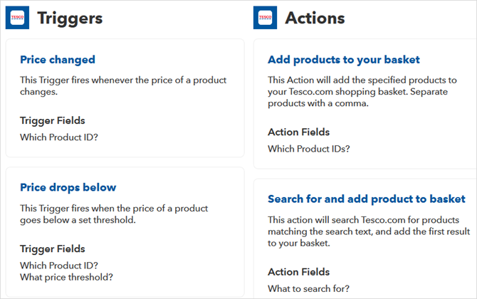ifttt трикове онлайн сделки tesco