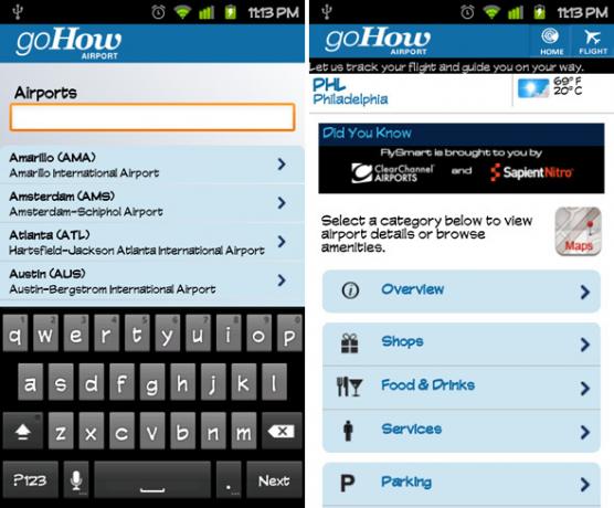 GoHow Airport: Отлично безплатно приложение за често пътуващи [Android & iPhone] android gohow airport 1