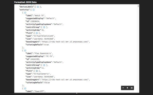 json форматиран изход на openhab