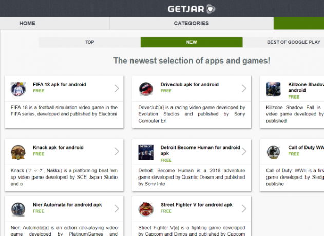 Разгледайте уебсайта GetJar на вашия компютър