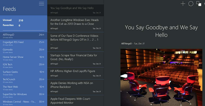 най-добрите RSS читатели Windows магазин