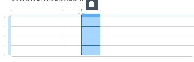 Dropbox Paper Doc Table