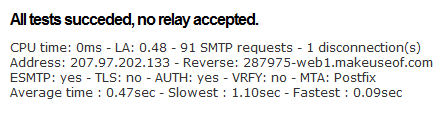 Тествайте SMTP: Тествайте вашия SMTP Server онлайн smtp server2