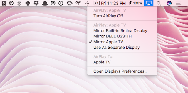 Apple TV AirPlay