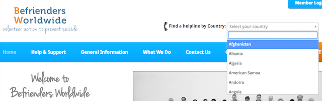 самоубийци-превенция-befrienders-в световен мащаб