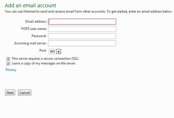 Лесно направете пълен ремонт на вашата пощенска кутия в Hotmail и я поддържайте 16 Импортиране на поща