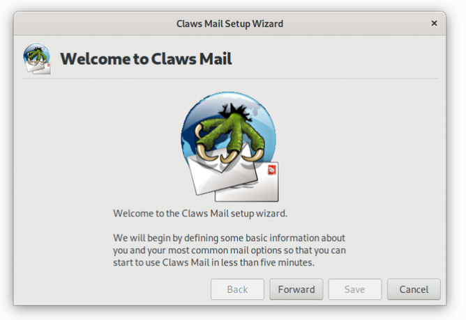 Claws Mail имейл клиент в Linux
