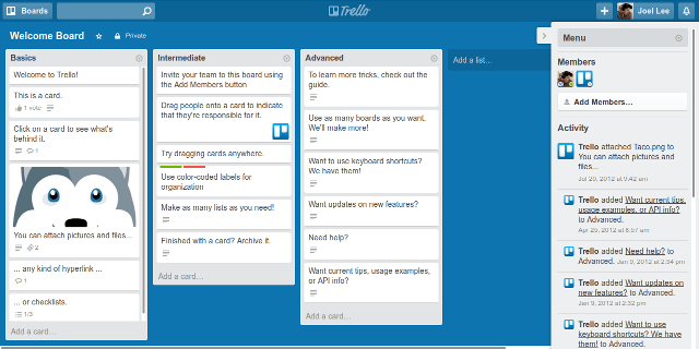 кодер-сътрудничество инструменти-Trello