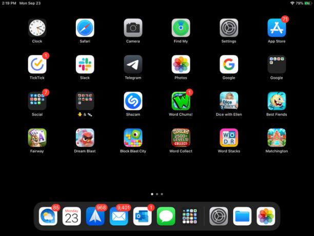 Ново оформление на началния екран на iPadOS