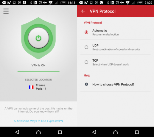 expressvpn на android